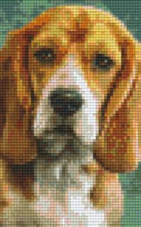 Pixelhobby képkészlet, BEAGLE kutya (2 alaplapos)