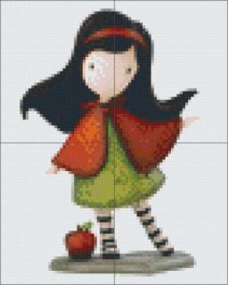 Pixelhobby képkészlet - Gorjuss Snow White (4 alaplapos)