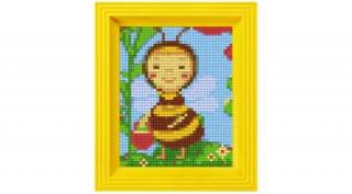 Pixelhobby képkészlet , Méhecske (Pixelhobby, 1 alaplapos, kerettel, csipesszel)