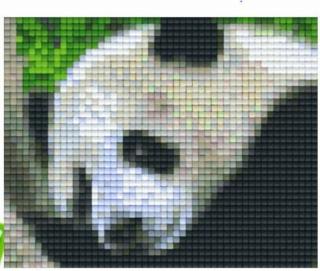 Pixelhobby képkészlet, PANDA (1 alaplapos)