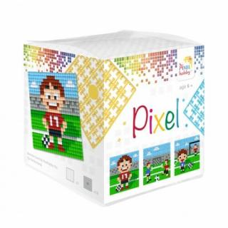 Pixelhobby, Kocka szett 3 kép, Foci (29007, 3db kis alaplap, 7-99 év)