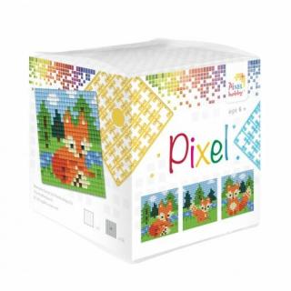 Pixelhobby, Kocka szett 3 kép, Rókák (29015, 3db kis alaplap, 7-99 év)