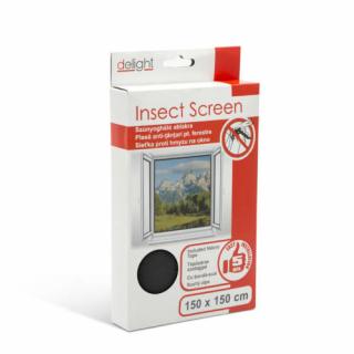 Delight szúnyogháló ablakra 150x150cm (11603BK)