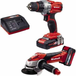 Einhell TE-TK 18 Li Kit (CD-AG) akkumulátoros szett