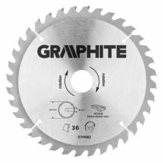 GRAPHITE KÖRFŰRÉSZLAP 205X20 Z35 57H682