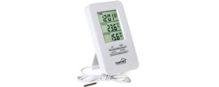 Home HC 12 Vezetékes külső-belső hőmérő órával