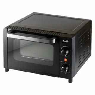 HOME HG MS 10 Mini sütő, grillsütő, termosztátos, fekete, 9 L