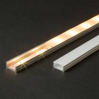 LED alumínium profil takaró búra, 2m (41010M2)