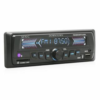 MNC MP3-as autórádió USB/SD/MMC kártyaolvasóval, fekete,39710BK