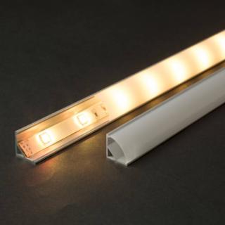 Phenom LED aluminium profil takaró búra, opál, 1000 mm (41012M1)