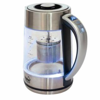 SOMOGYI HOME Teafőző, üveg, termosztátos 1,7 L (HG TF 17) vízforraló