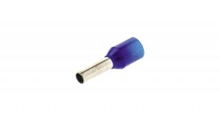 Tracon E116 Szigetelt (PA6.6) érvéghüvely ónozott elektrolitréz kék 2,5mm2 L=14,2mm