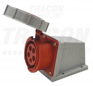 Tracon felületre szerelhető ipari csatlakozóaljzat, 16A, 400V, 3P+N+E, IP67