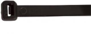 Tracon Kábelkötegelő 180 x 7.8 mm, fekete, hagyományos, műanyag PA 6.6 (181PR)