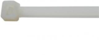 Tracon Kábelkötegelő 250 x 4.8 mm, natúr, hagyományos, műanyag PA 6.6 (250PR)