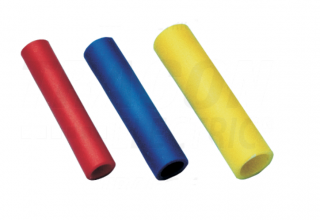 Tracon KTH Szigetelt toldóhüvely, ónozott elektrolitréz, kék, 2,5mm2, (L=25mm, d1=2,7mm), PVC