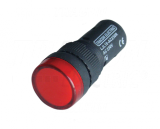 Tracon LED-es jelzőlámpa, piros (LJL16-RE)