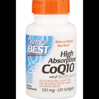 Doctor's Best Coenzyme Q10 100mg  with Piperine (120 softgél)
