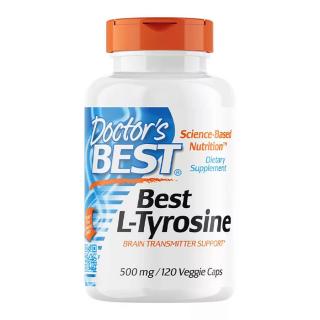 Doctor's Best L-Tyrosine 500 mg (120 Veggie Capsules)