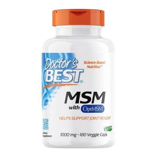 Doctor's Best MSM with OptiMSM 1000 mg (180 Capsules)