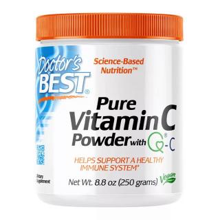 Doctor's Best Pure Vitamin C Powder With Quali-C (250 g)