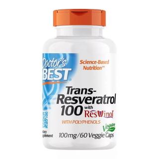 Doctor's Best Trans-Resveratrol 100 mg (60 Veggie Capsules)