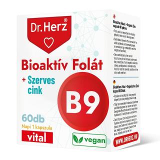 Dr. Herz Bioaktív Folát + Szerves Cink 60 db kapszula