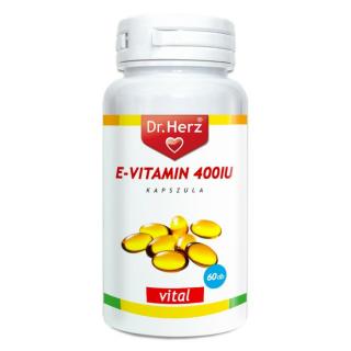 Dr. Herz E-vitamin 400IU 60 db lágyzselatin kapszula