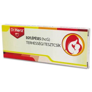 Dr. Herz Egylépéses (10 mIU/ml hcG) terhességi tesztcsík