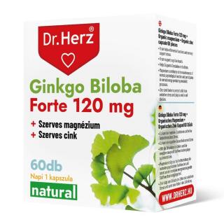 Dr. Herz Ginkgo Biloba Forte 120 mg + Magnézium 60 db kapszula