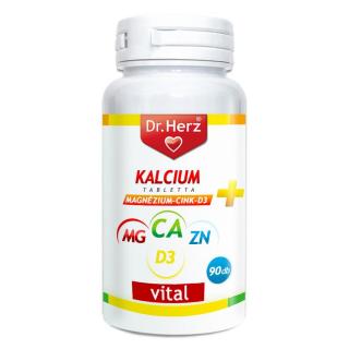 Dr. Herz Kalcium+Magnézium+Cink+D3 90 db tabletta