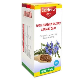 Dr. Herz Lenmag olaj 100% hidegen sajtolt 50 ml