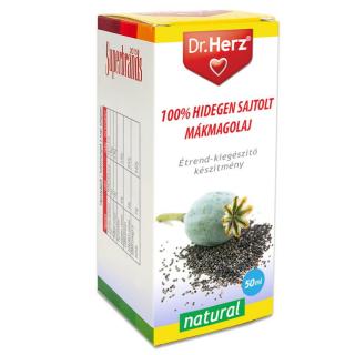 Dr. Herz Mákmagolaj 100% hidegen sajtolt 50 ml