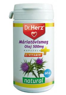 Dr. Herz Máriatövismag Olaj 500 mg 60 db kapszula