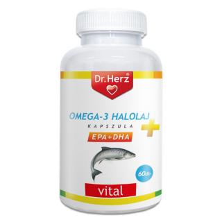 Dr. Herz Omega-3 Halolaj 1000 mg 60 db lágyzselatin kapszula