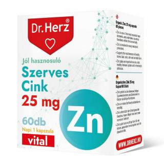 Dr. Herz Szerves Cink 60 db tabletta