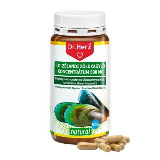 Dr. Herz Új-zélandi Zöldkagyló Koncentrátum 500 mg 150 db kapszula