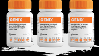 Genix Étrend-kiegészítő kapszula 3x60 db INGYENES kiszállítással