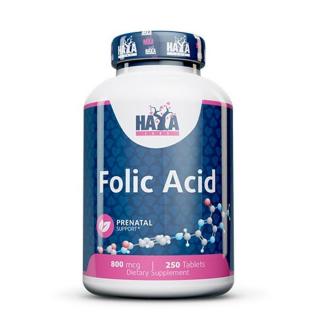 Haya Labs Folic Acid 800 mcg - 250 Tablets