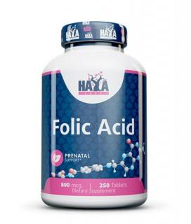 Haya Labs – Folic Acid 800 mcg (250 Tabs)