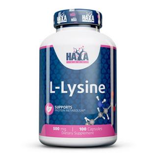 Haya Labs L-Lysine 500 mg - 100 Capsules
