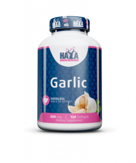 Haya Labs – Odorless Garlic 500mg (120 Softgels)
