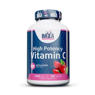 Haya Labs Vitamin C with Rose Hips 1000 mg - 100 Tablets