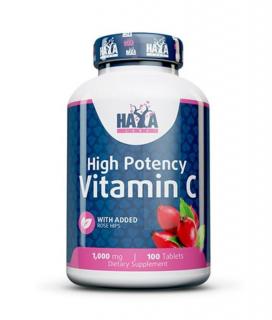 HAYA LABS - Vitamin C with Rose Hips 1000 mg - 100 Vtab