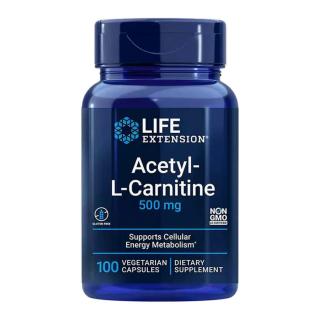 Life Extension Acetyl-L-Carnitine 500 mg (100 Veg Kapszula)-ELŐRENDELHETŐ