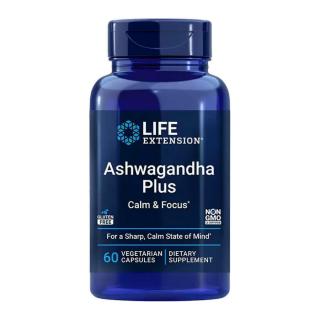 Life Extension Ashwagandha Plus Calm  Focus (60 Veg Kapszula)