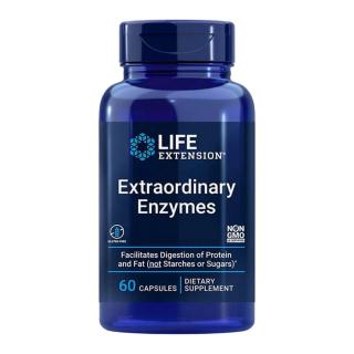 Life Extension Emésztést Segítő Enzimek - Extraordinary Enzymes (60 Kapszula)