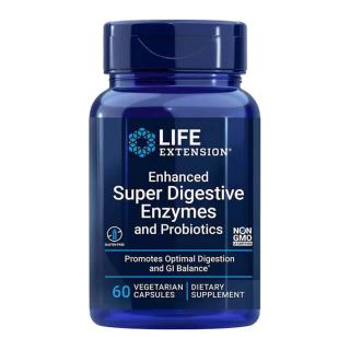 Life Extension Emésztőrendszeri Enzimek és Probiotikumok - Enhanced Super Digestive Enzymes and Probiotics (60 Veg Kapszula)