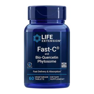 Life Extension Fast-C® and Bio-Quercetin Phytosome (60 Veg Tabletta)