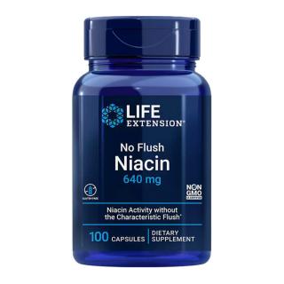 Life Extension Flush Mentes Niacin 640 mg (100 Kapszula)